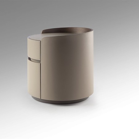 CIRZE- TABLE DE NUIT- BEIGE