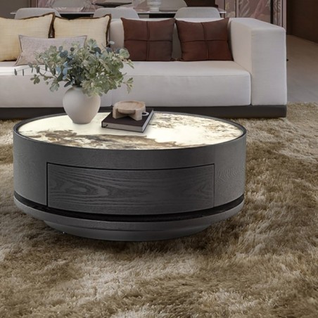IZA-TABLE BASSE- NOIR