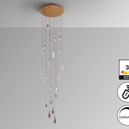 LAGRIMAS- LAMPE 20L OR ROSE