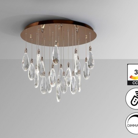 LAGRIMAS- LAMPE 19L OR ROSE