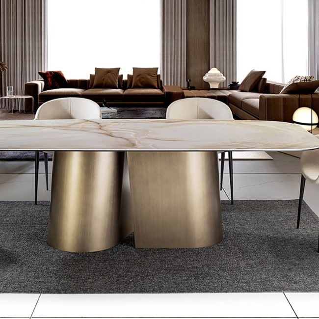 NUMA- TABLE S. À MANGER 240 -LAITON