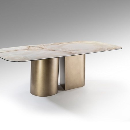 NUMA- TABLE S. À MANGER 240 -LAITON
