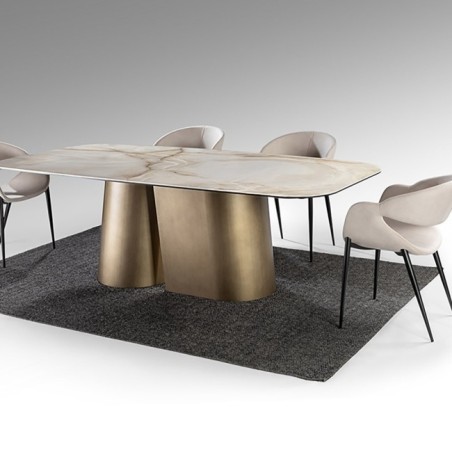 NUMA- TABLE S. À MANGER 240 -LAITON