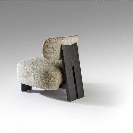 TOPAZ- FAUTEUIL NOIR/NOIR
