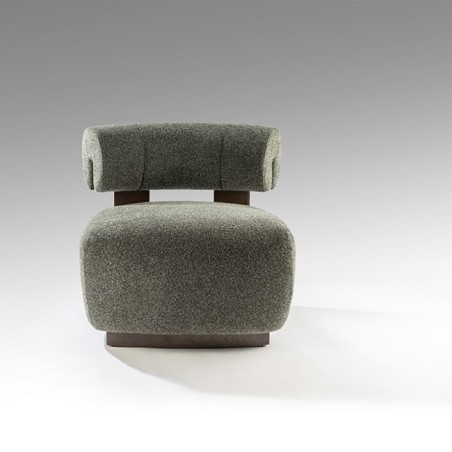NAOMI- FAUTEUIL NOYER/VERT