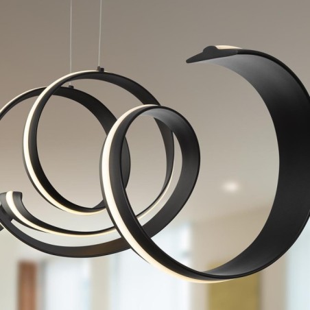 AMARA-LAMPE HORIZONTALE-NOIR MAT