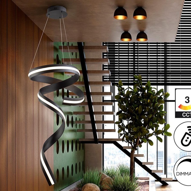 AMARA-LAMPE VERTICALE - NOIR MAT