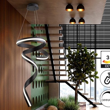 AMARA-LAMPE VERTICALE - NOIR MAT