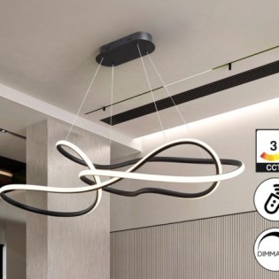 EVANIA- GRANDE LAMPE - NOIR MAT