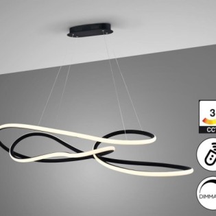 EVANIA- GRANDE LAMPE - NOIR MAT