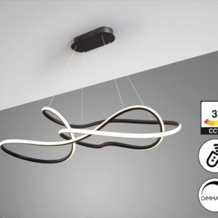 EVANIA- GRANDE LAMPE - NOIR MAT