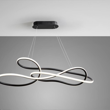 EVANIA- GRANDE LAMPE - NOIR MAT