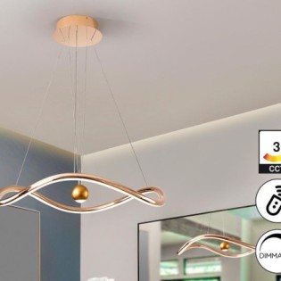 ROMINA- LAMPE DORÉ BRILLANT
