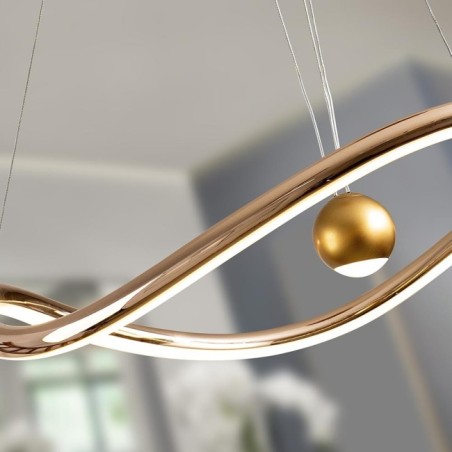 ROMINA- LAMPE DORÉ BRILLANT