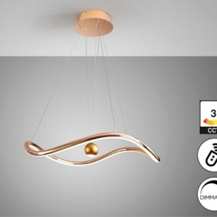 ROMINA- LAMPE DORÉ BRILLANT