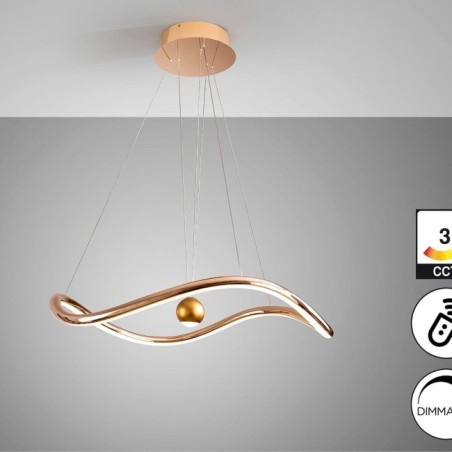 ROMINA- LAMPE DORÉ BRILLANT