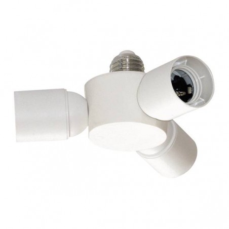 Adapteur douille E27 / 3 x E27.