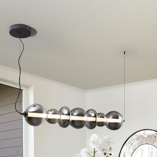 GLADIS- GRANDE LAMPE NOIR-SMOKE