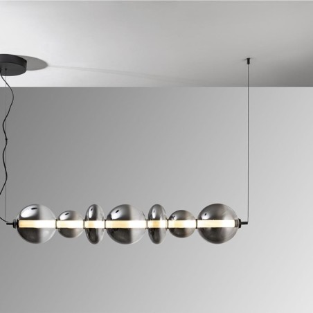 GLADIS- GRANDE LAMPE NOIR-SMOKE