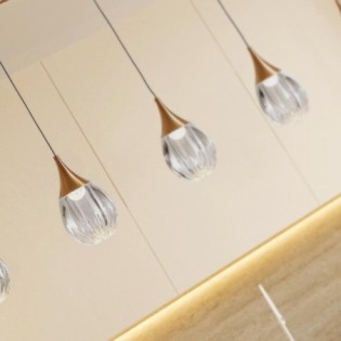 CORINA- LAMPE 5L NOIR-CUIVRE