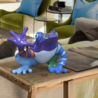 Figurine décorative grenouille