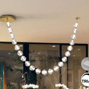ZARIA II- LAMPE 21L- OR/TRANSP. DIMMABLE