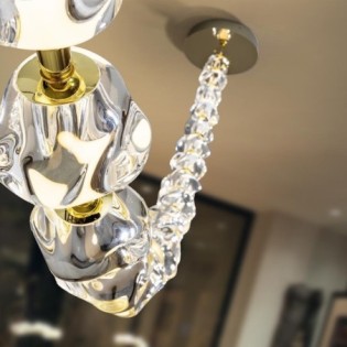 ZARIA II- LAMPE 21L- OR/TRANSP. DIMMABLE
