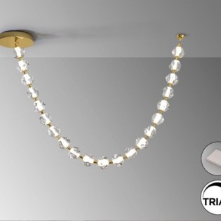 ZARIA II- LAMPE 21L- OR/TRANSP. DIMMABLE