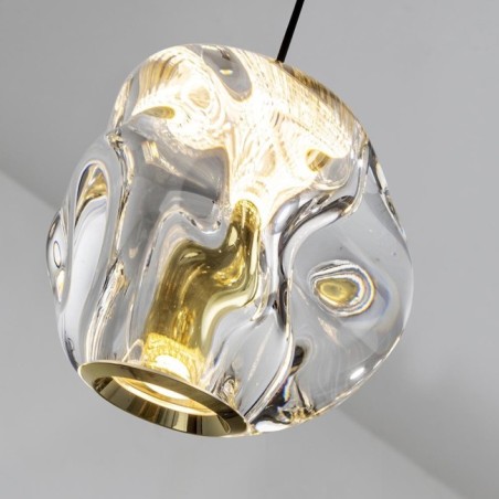 ZARIA- LAMPE 5L- NOIR/OR/TRANSP. D30 DIM