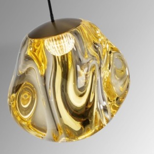 ZARIA-LAMPE 5L-NOIR/BRONZE/AMBRE D25 DIM