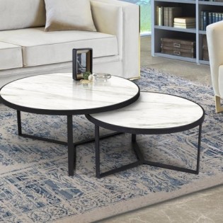 NAIRA -SETS DE TABLE- T MARBRE BLANC