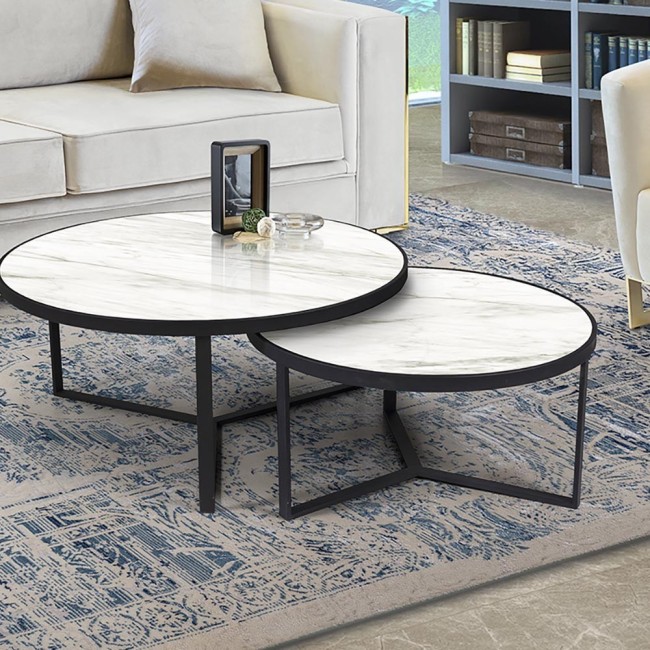 NAIRA -SETS DE TABLE- T MARBRE BLANC