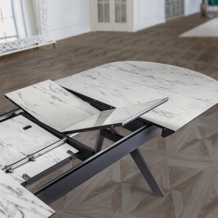 ANTEA -TABLE SALLE A MANGER- T MARBRE BL