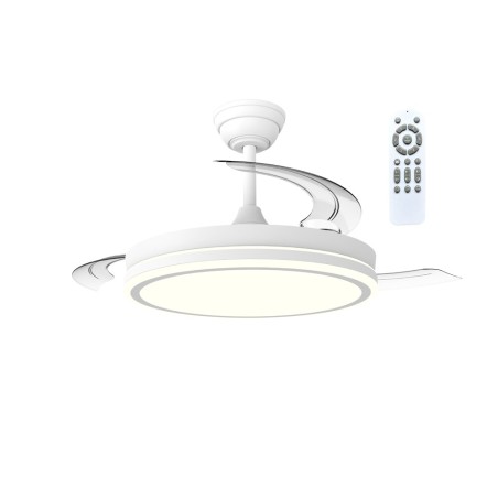 Ventilateur LED pales rétractables Astra Eco CCT Dim (48W)