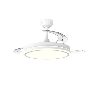Ventilateur LED pales rétractables Astra Eco CCT Dim (48W)