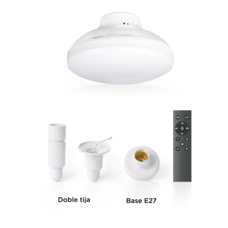 Ampoule ventilateur LED pales rétractables Mandy CCT (18W)