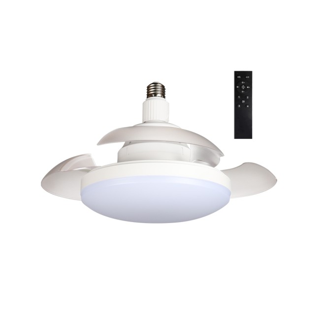 Ampoule ventilateur LED pales rétractables Mandy CCT (18W)