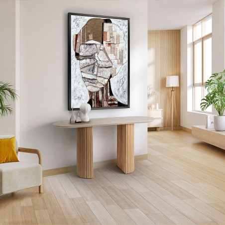 IRATI -CONSOLE- PIERRE/BOIS