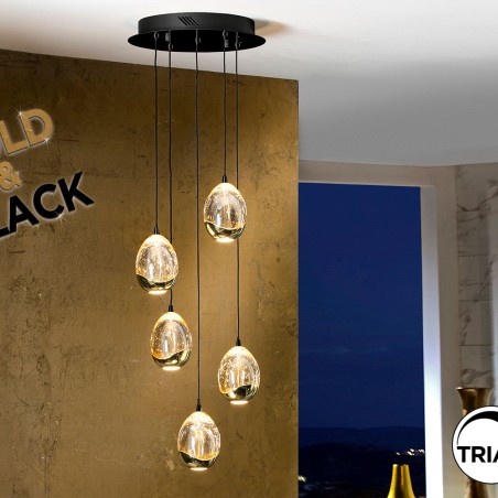 ROCIO- LAMPE 5L NOIR-OR 30D
