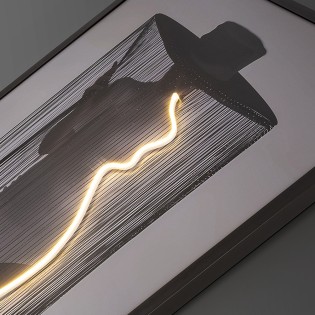 Tableau avec lumière LED Diva (120x80cm.)
