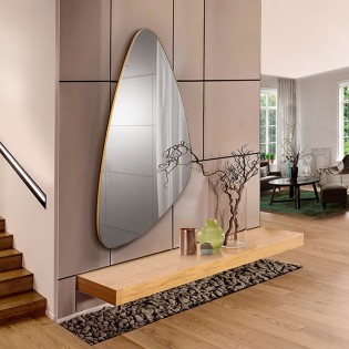 MIROIR ·ORIO·TRIANG.OR 168X81