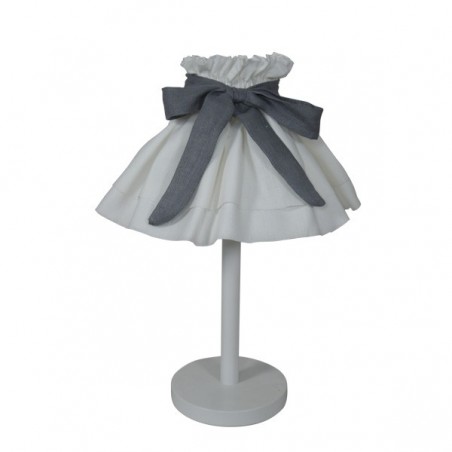 Lampe à poser "Lazos" Crudo-Gris