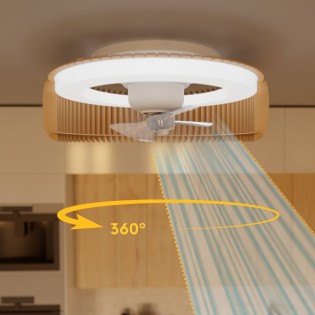 Ventilateur de plafond LED Daya CCT Dim (28W)