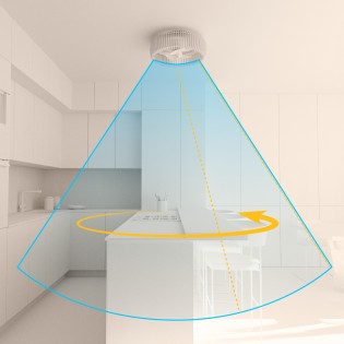 Ventilateur de plafond LED Daya Style CCT Dim (28W)