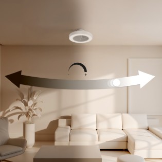 Ventilateur de plafond LED Daya Style CCT Dim (28W)