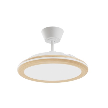 Ventilateur LED pales rétractables Bombay Estilo S CCT Dim (26+9W)
