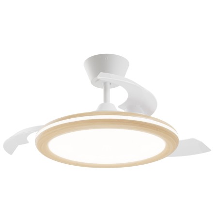 Ventilateur LED pales rétractables Bombay Estilo S CCT Dim (26+9W)