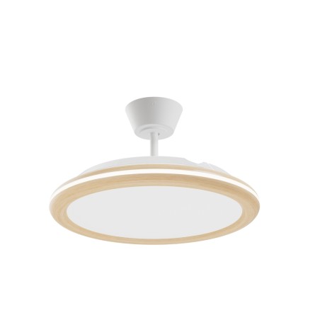 Ventilateur LED pales rétractables Bombay Estilo M CCT Dim (32+12W)