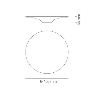 Rosette ornementale pour ventilateurs Sulion