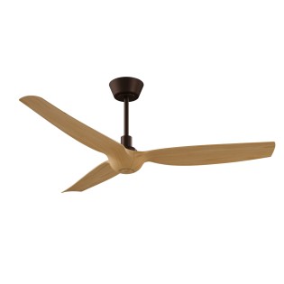 Ventilateur de plafond LED Ivy Neo Marron rouille L CCT Dim (7W)